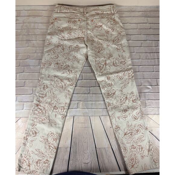 J Jill Jeans Womens size 2 Cream Authentic Fit Slim Ankle - Picture 2 of 8